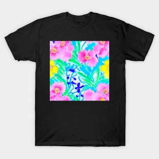 Watercolor floral pattern T-Shirt